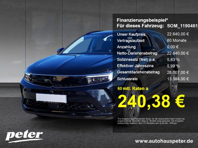 Opel Grandland 1.2 Turbo GS Line Klimaautomatik Sitzh