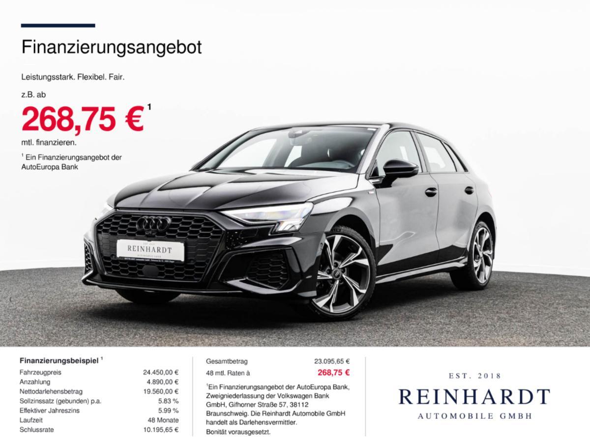 Audi A3 SPORTBACK 35TFSi 2x S LINE BLACK ACC/S-SITZE