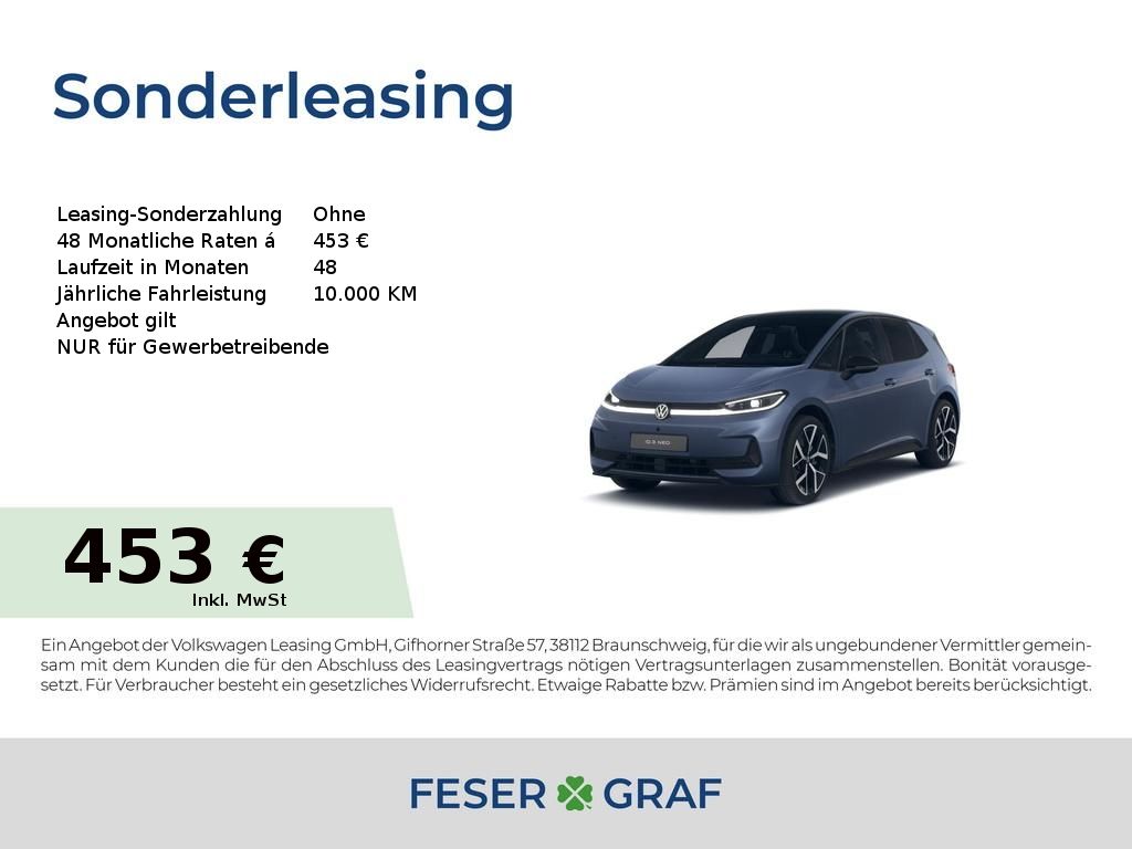 Volkswagen ID.3 Neo Style 90 PS 58 kWh 1-Gang-Autom