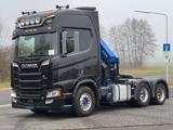 Scania R580 V8 HMF 3220-K4 Kran Funk 66 t - Offers