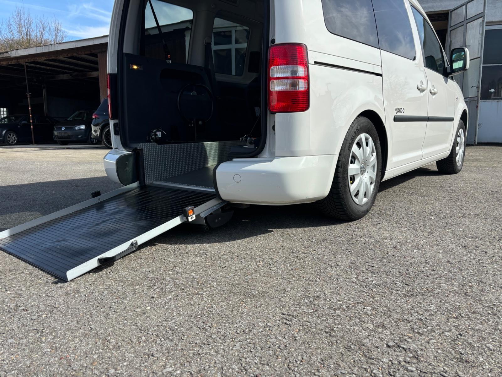 Volkswagen Caddy Kombi-Rollstuhlrampe-SHZ