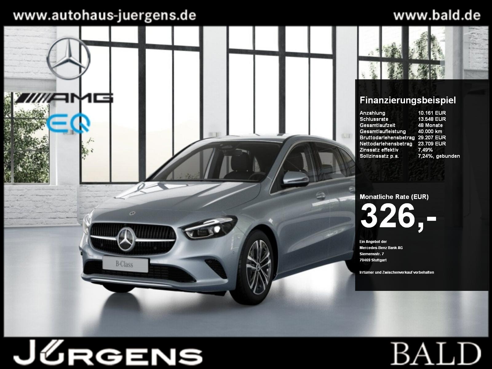 Mercedes-Benz B 200 Progressive+Distr+MLB+360+Cam+LED+Navi+PTS