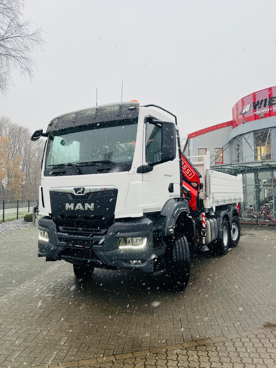 Fahrzeugabbildung MAN TGS 26.400 6x4 Krankipper Fassi/SOFORT VERFÜGBAR