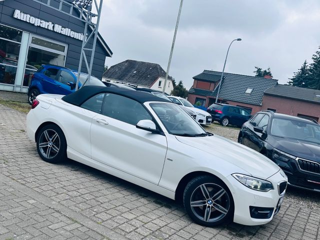BMW 220 d Cabrio Sport Line*LEDER*NAVI*BI-XENON*PDC