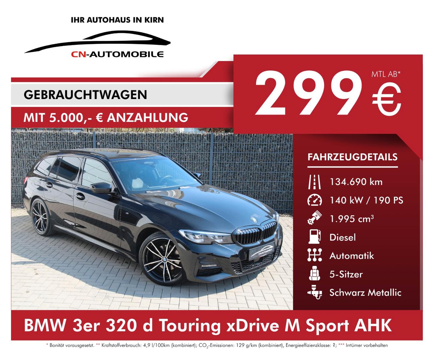 BMW 3er 320 d Touring xDrive M Sport AHK 19"