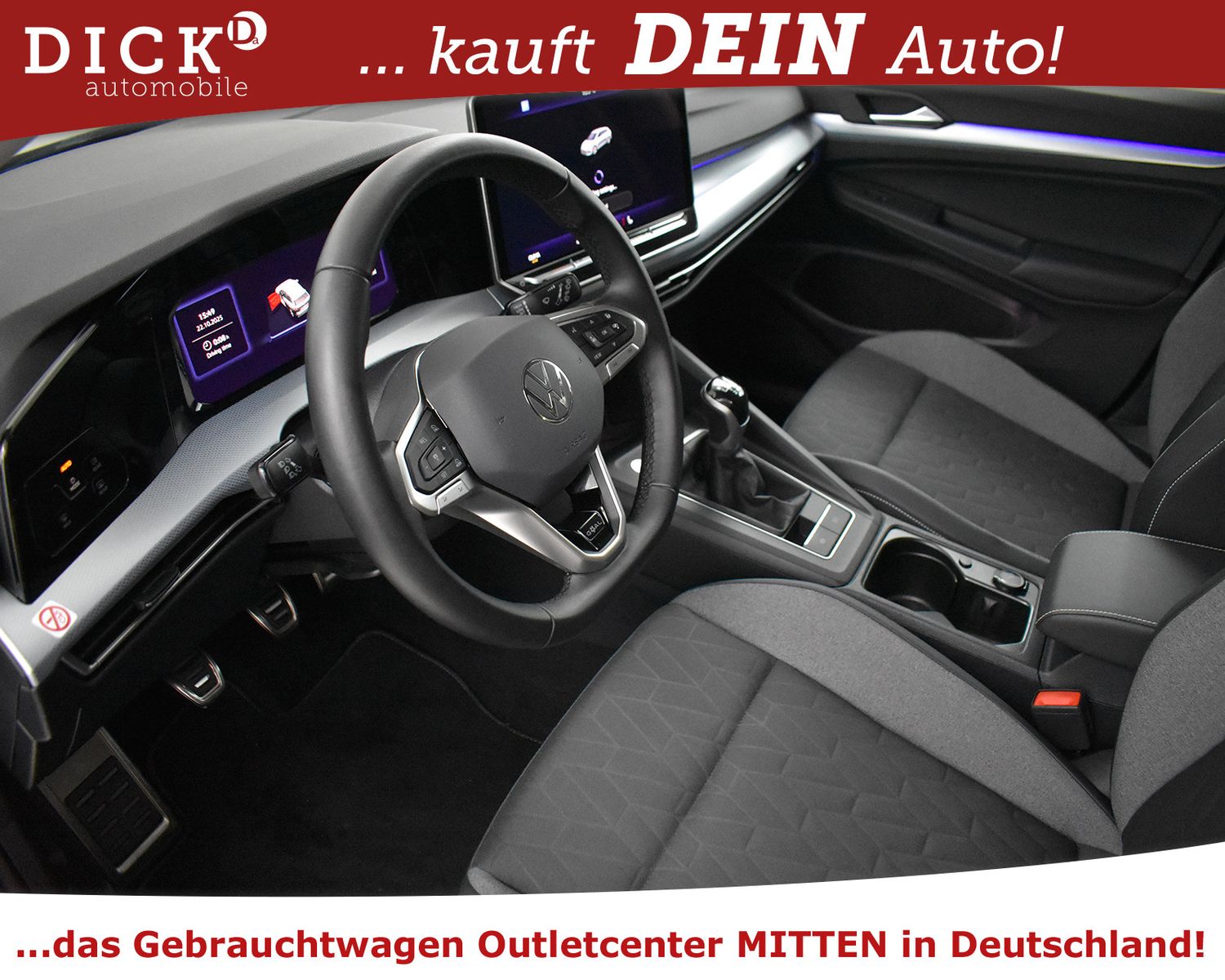 VW Golf VIII Var 1.5TSI Goal NAVI+KAM+LED+VIRTU+SHZ - Image 10