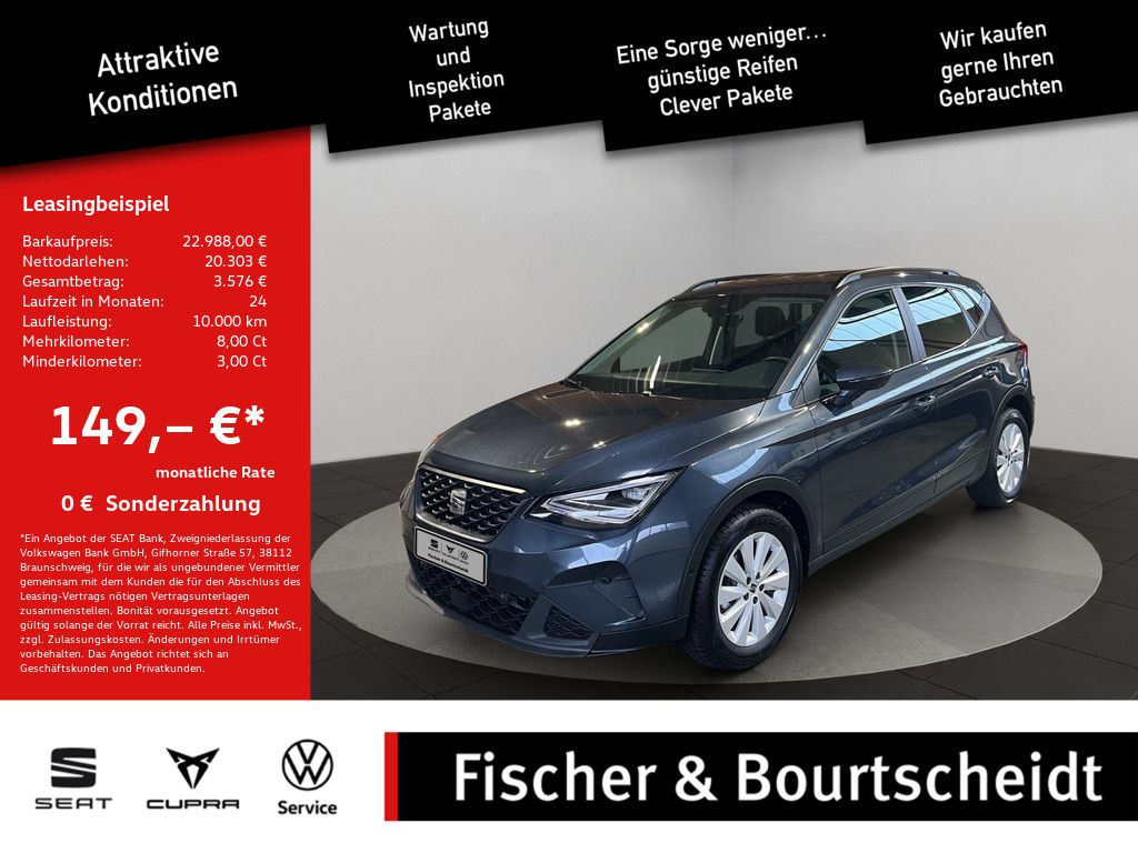 Seat Arona 1.0 TSI Style KAMERA NAVI ACC FACEL. LED