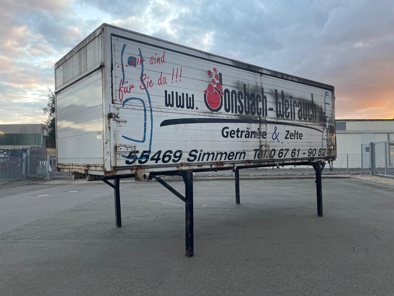 Andere BDF Schwenkwandkoffer  mit Stapleraufnahme