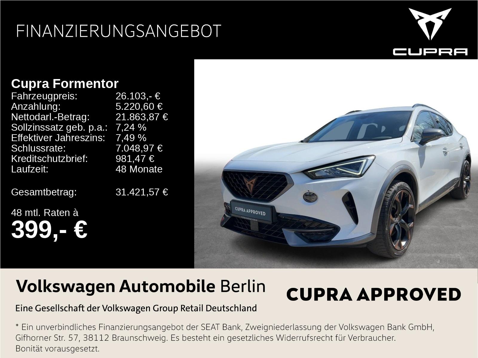 Cupra Formentor 2.0 TDI DSG 4Drive Navi LED SHZ ACC PD