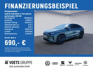 Audi Q4 Sportback e-tron quattro performance 250 kW
