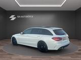Mercedes-Benz C 200 T CGI AMG-LINE*PANO*LEDER*AHK*BURME*2.HAND - Mercedes-Benz C-Klasse: Kombi