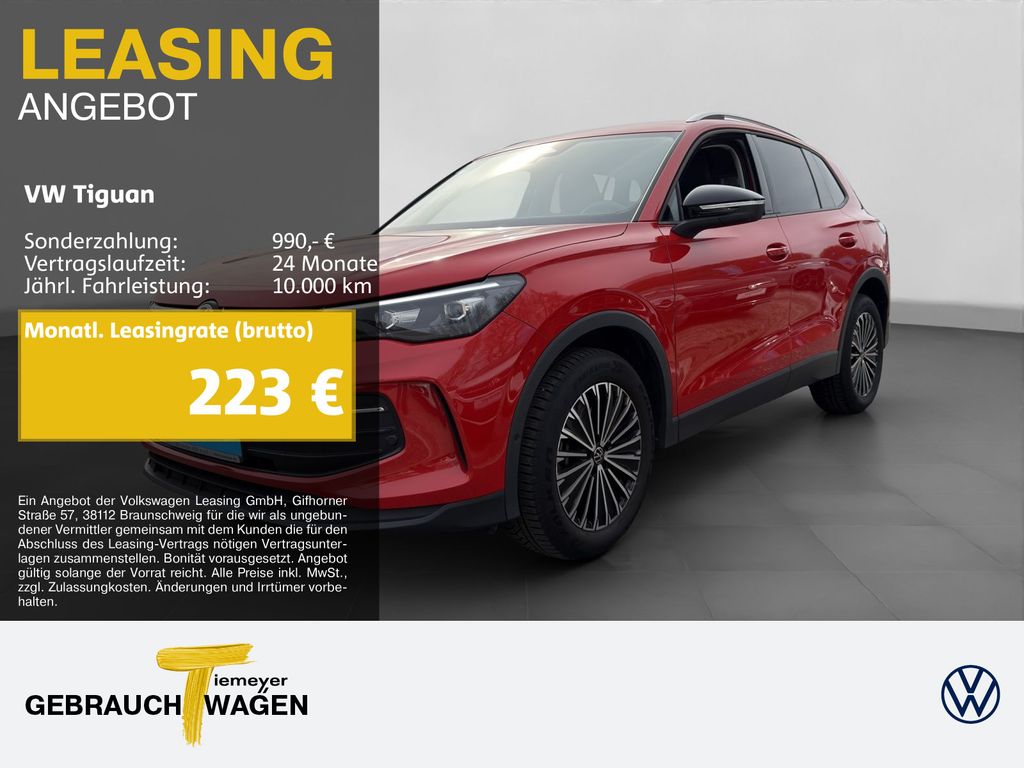 Abbildung Leasingangebot Volkswagen Tiguan 2.0 TDI DSG GOAL AHK NAVI 360 LED+