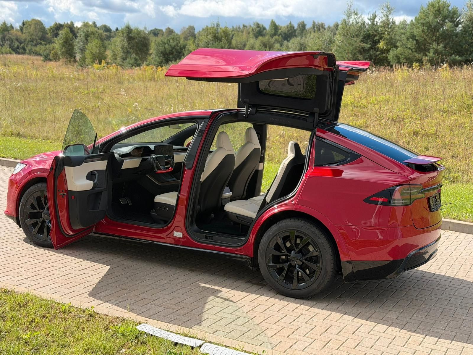 Tesla Model X Long Range 7-Sitzer Leder Navi Kamera imagem 3