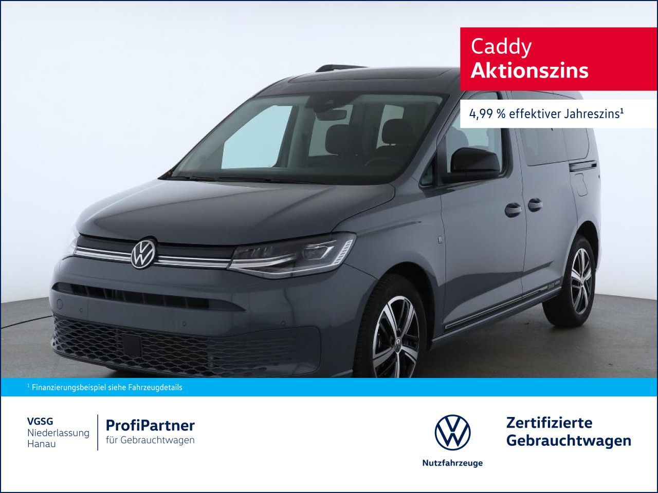 Volkswagen Caddy Dark Label RearView Assistenzpaket LED