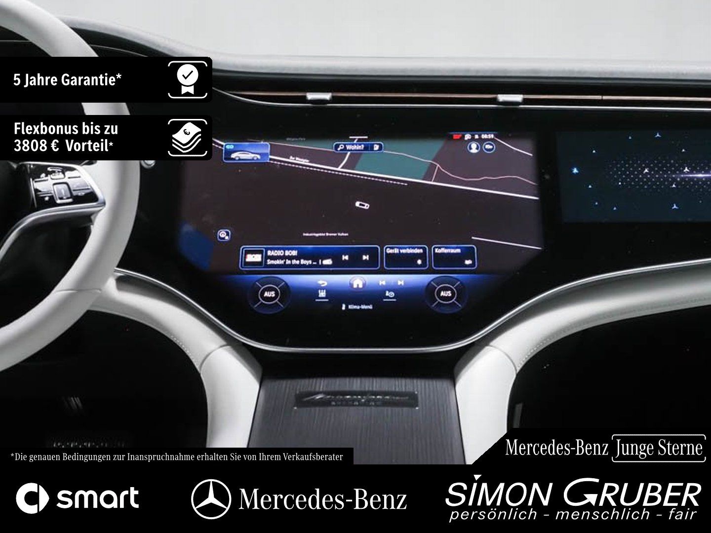 Fahrzeugabbildung Mercedes-Benz EQS 450+ Manufaktur Selection HighEnd Fondentert