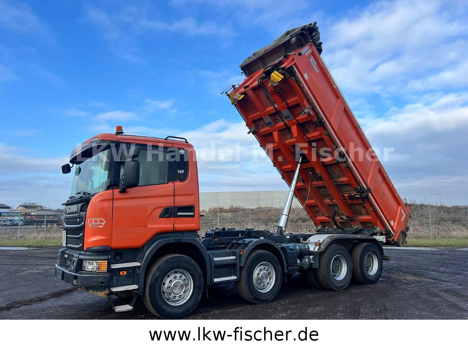 Scania G450  8X4 Bordmatik Dautel  3Seiten E6 Dt. Fzg