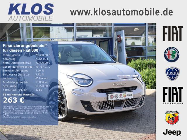 Fiat 600 HYBRID LA PRIMA 1.2 100 PS DCT6 LED NAVI KAM