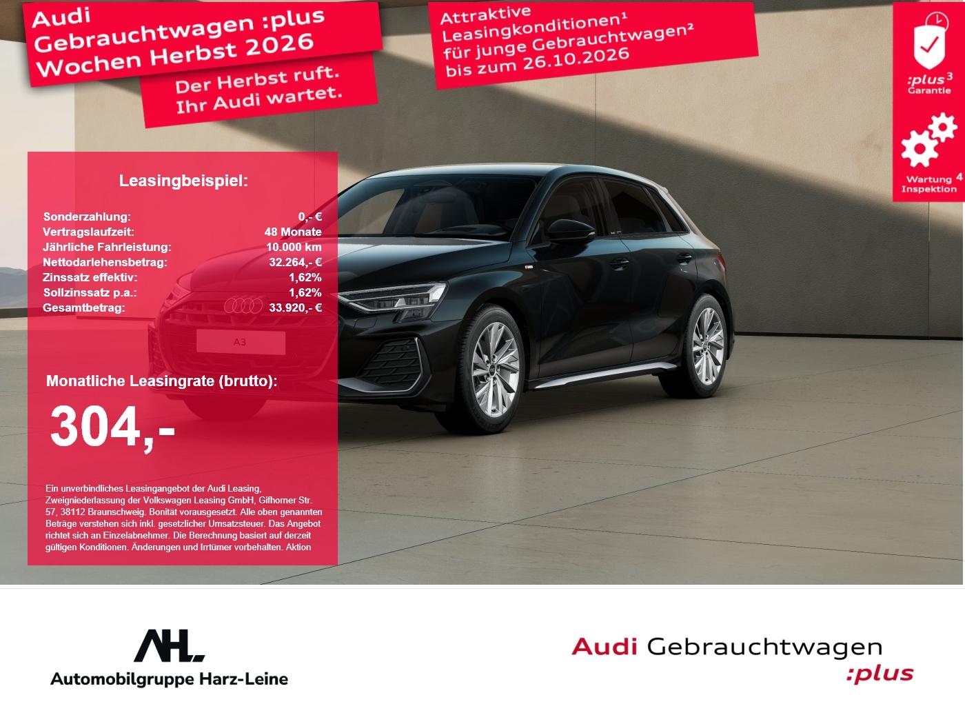 Audi A3 Sportback 35 TFSI S line S-tronic LED Navi AC