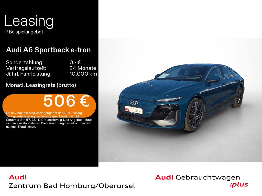 Audi A6 Sportback e-tron qu S line*Air*B&O*AR-HUD*LED