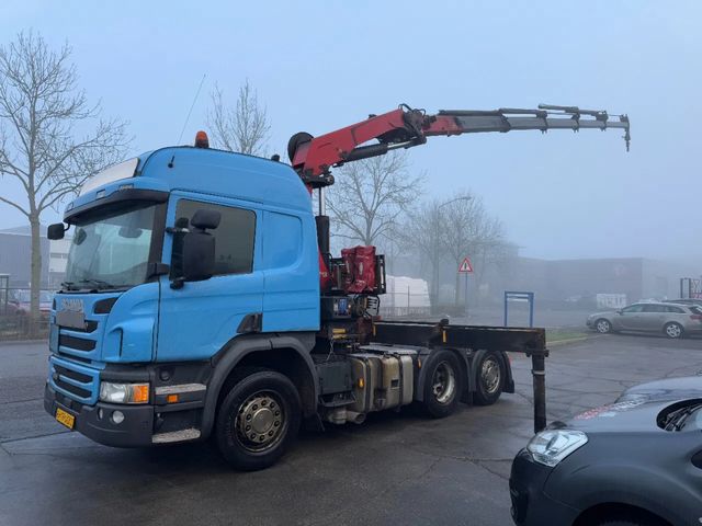 Scania P450 6X2 - EURO 6 + HMF 2620-K5 + REMOTE + LIFT