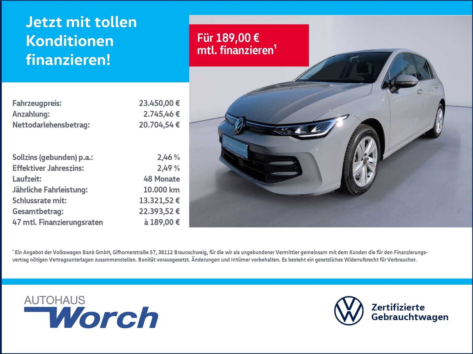 Golf VIII 1.5TSI DSG Life CLIMATRONIC+SHZ+KAMERA