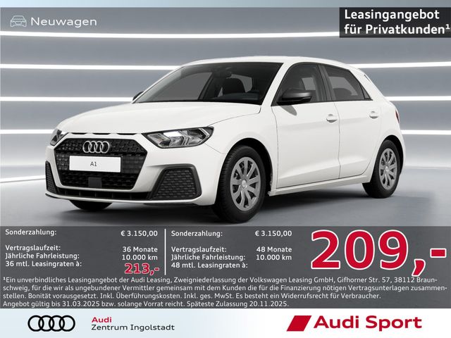 Audi A1 Sportback 25 TFSI S tronic SHZ UPE 25.645,-