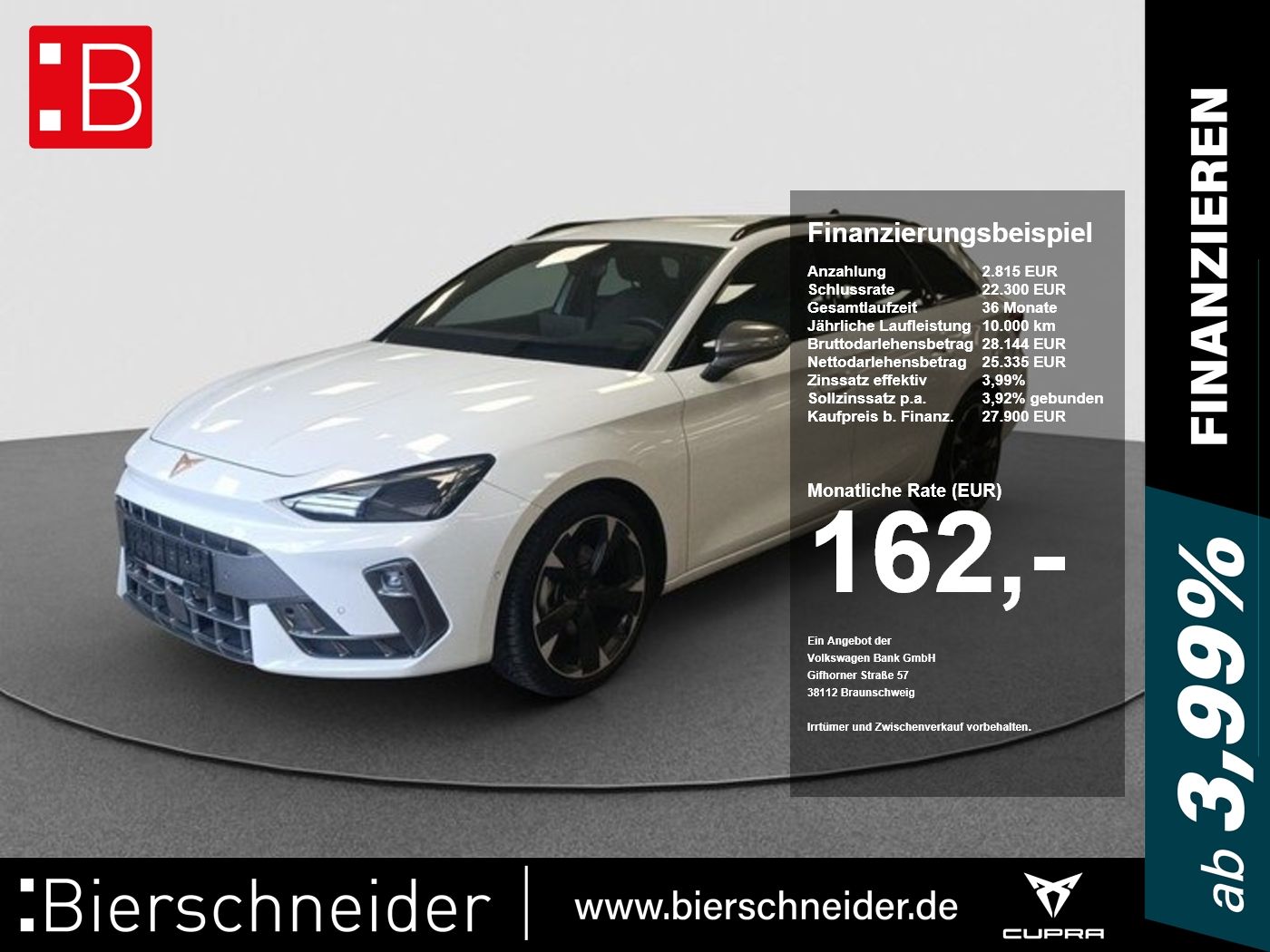 Cupra Leon Sportstourer 1.5 eTSI DSG ALLWETTER KAMERA