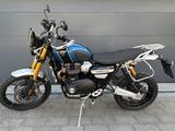 Triumph Scrambler 1200 XE, cobalt blue/jetblack - TRIUMPH ENDURO SCRAMBLER