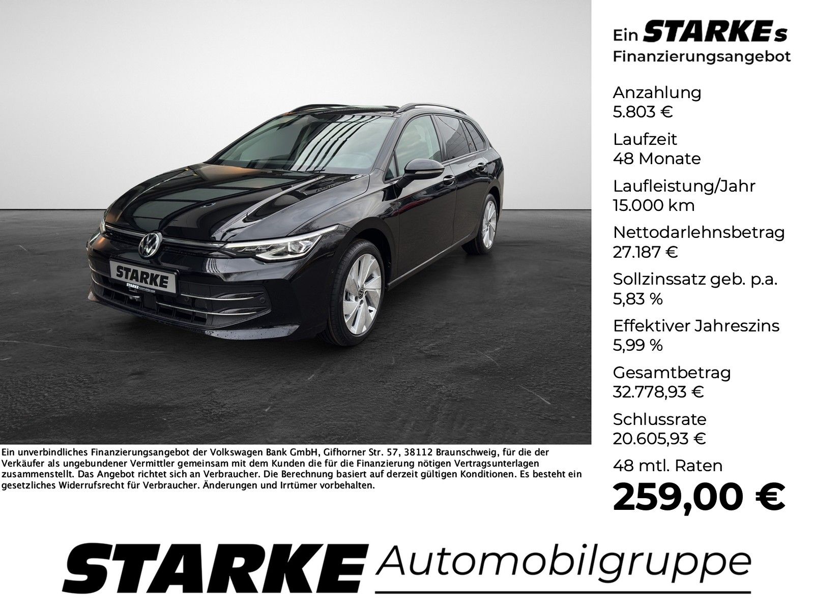 Volkswagen Golf Variant 1.5 eTSI DSG Energy  AHK Navi LED K