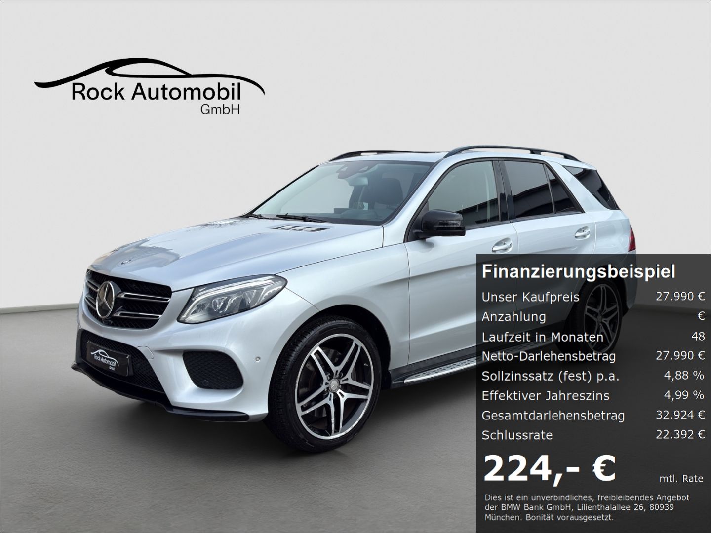 MERCEDES-BENZ GLE 400 4M 7G AMG Line NIGHT AHK H&amp;K
