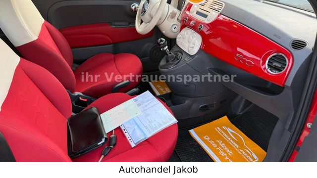 Fiat 500/Pano/Klima/Garantie/Super Farb Kombination