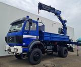 Mercedes-Benz 1838 AK SK Allrad 4x4 Kipper Kran PK11000 Ex-THW - Mercedes-Benz Kipper 1838