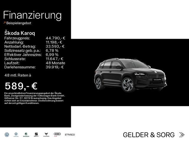 Skoda Karoq Sportline 2.0 TDI DSG 4x4 AHK|RFK|19"|ACC