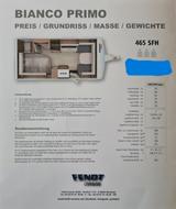 Fendt Bianco Primo 465 SFH mit Doppelbett, Mover, uvm. - Fendt Bianco 465