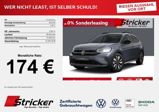 Volkswagen Taigo  GOAL 1.0 l TSI 116 PS NAVI Winterräder