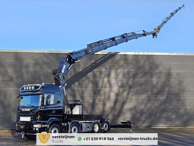 Scania R490 8x2 / HMF 85 T/M CRANE + WINCH + JIB