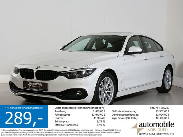 BMW 440i xDr Gran Coupe Sport Line LED Navi HuD HiFi