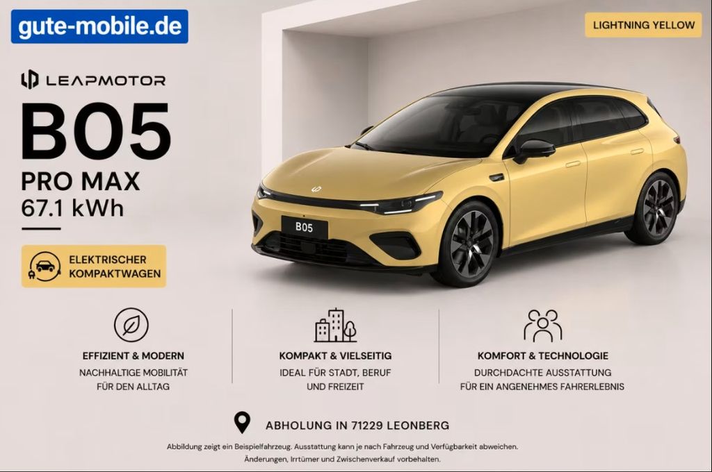 Leapmotor B05 Pro Max Design 67,1kWh
