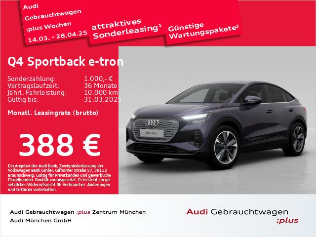 Audi Q4 Sportback e-tron 45 Navi+/Privacy/AHK/PDC+