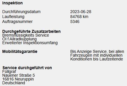 Volkswagen T6.1 4MOTION DOKA SPERRE SEIKEL AC LUFT-STANDHZG