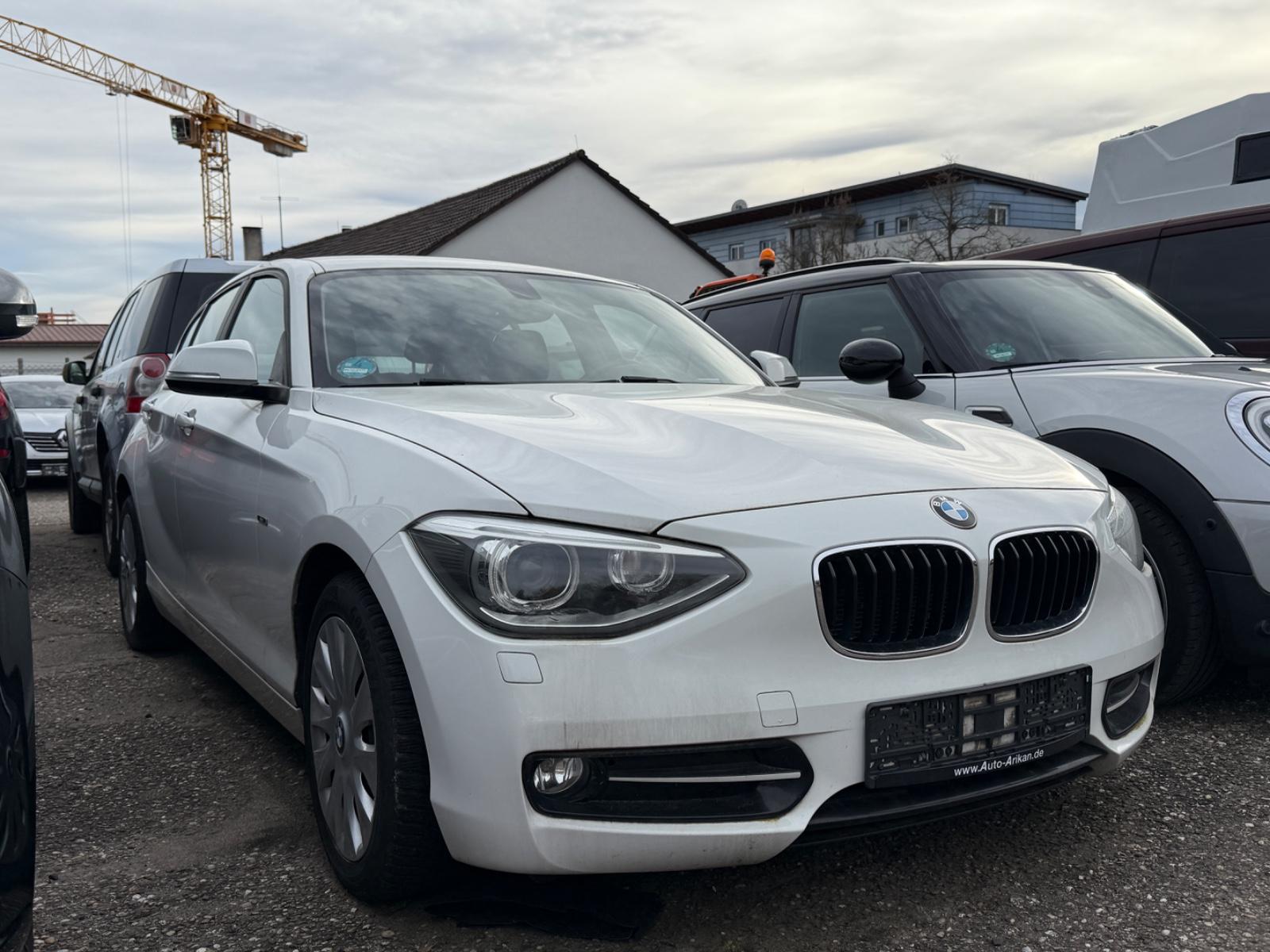 BMW 116i Sport Line Motor wird Heiss