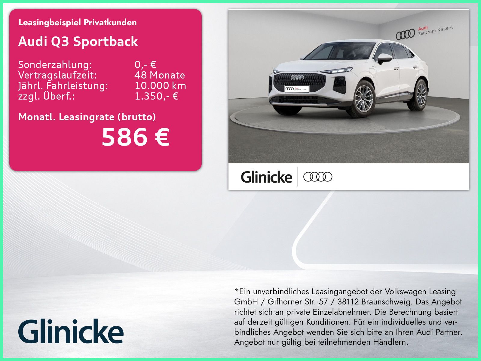 Audi Q3 Sportback e-hybrid NEUBESTELLUNG MJ2027