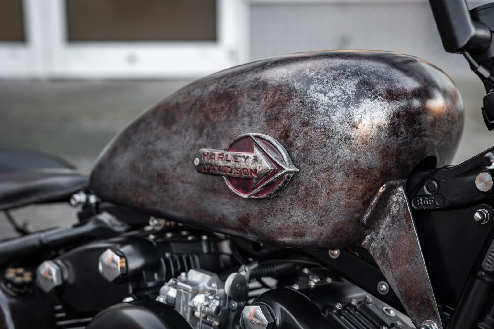 Fahrzeugabbildung Harley-Davidson Softail FAT BOY FLSTF - CUSTOM UMBAU - VERGASER