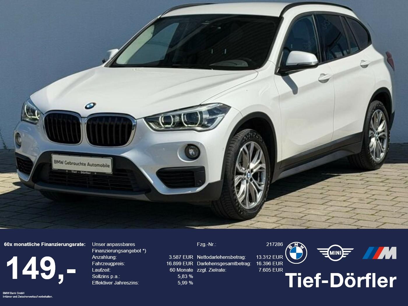 BMW X1 xDrive20d AHK/LED+/Shz/Park-&Driving-Assi AHK