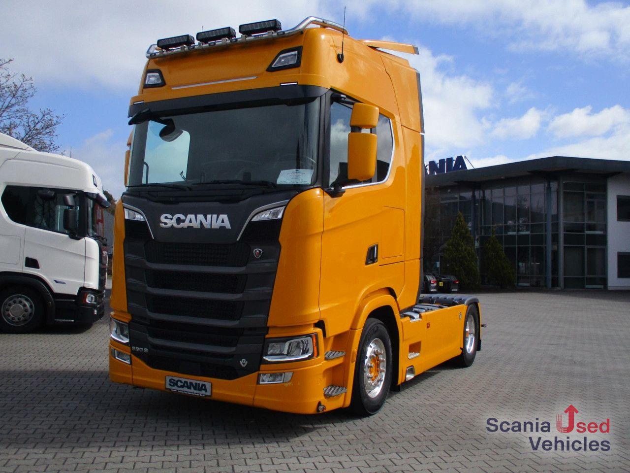 Scania S 590 A4x2NB / V8 / LED / Leder / Navi /TV