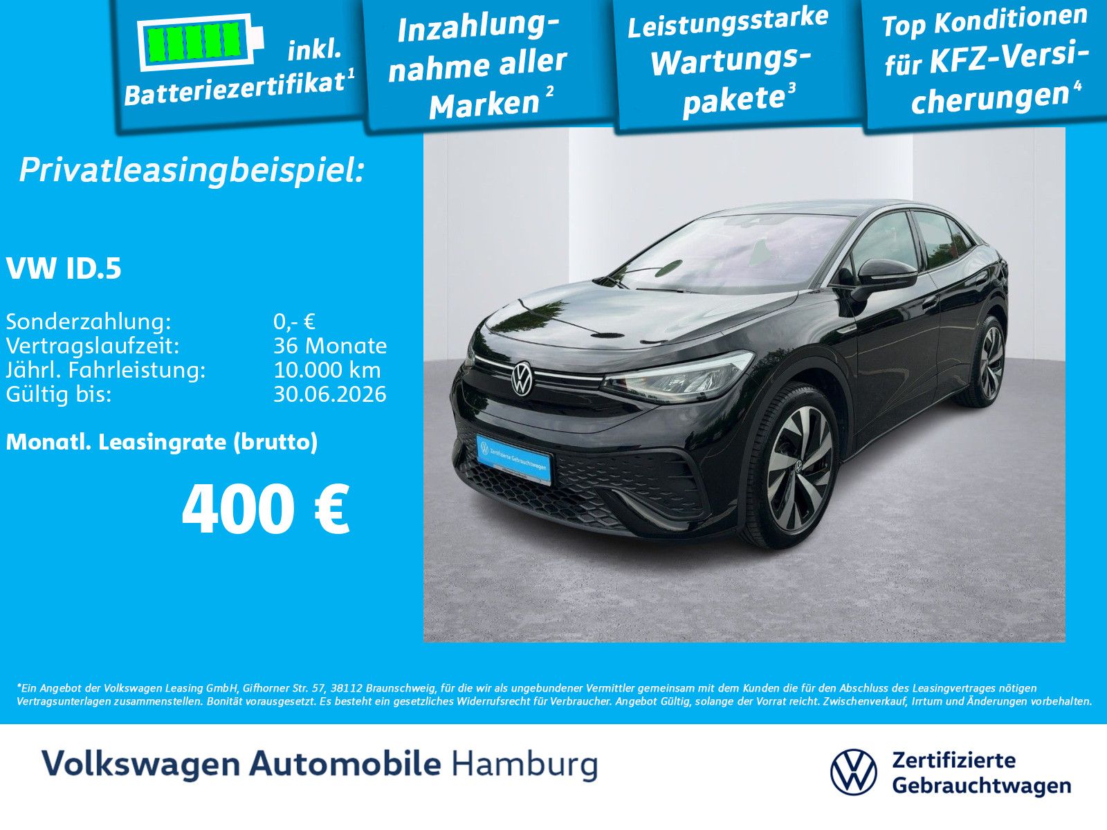 Volkswagen ID.5 Pro AHK Kamera Sitzhzg Navi LED