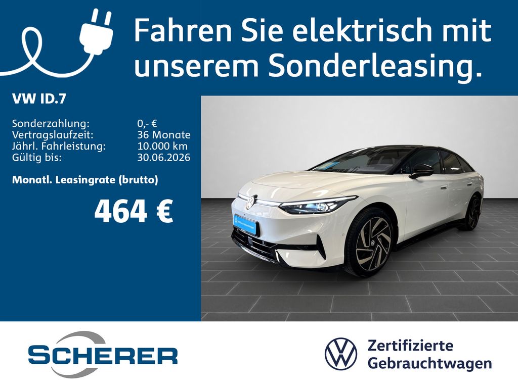 ID.7 Pro 77 kWh, Wärmep., Navi, Sitzh., BlackSty