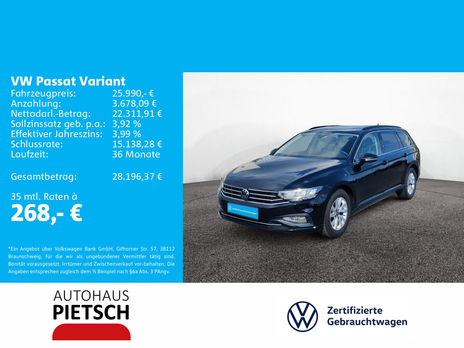 Volkswagen Passat Variant 2.0 TDI DSG Business AHK Kamera foto 2