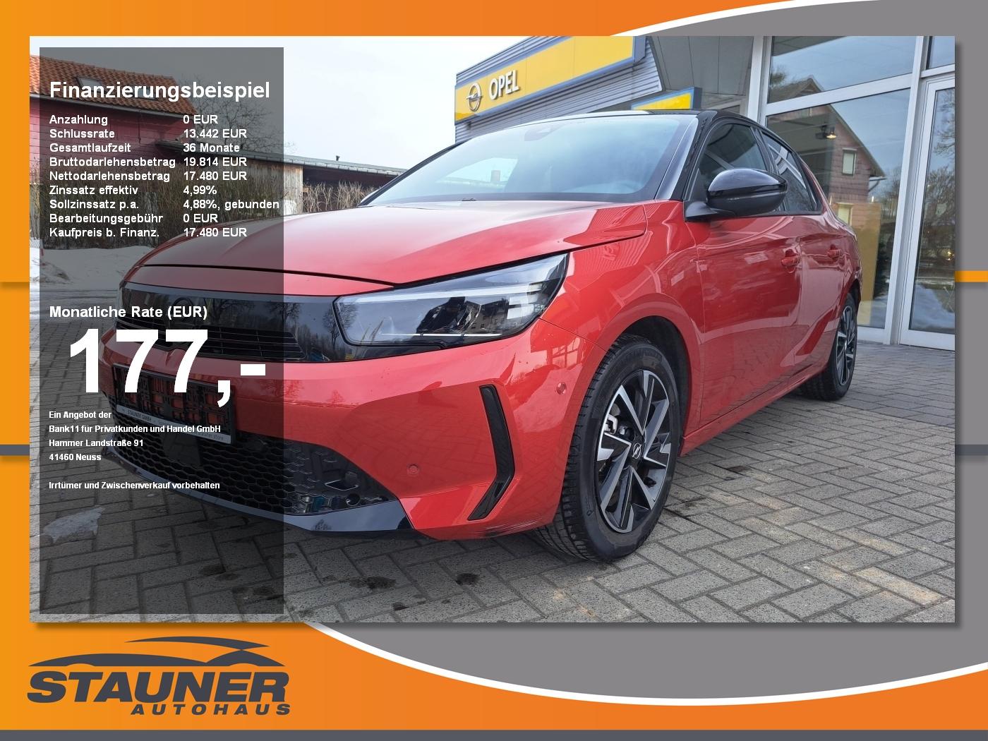 Opel Corsa F 1.2 Turbo GS LED Kam. Navi SHZ AUT PDC