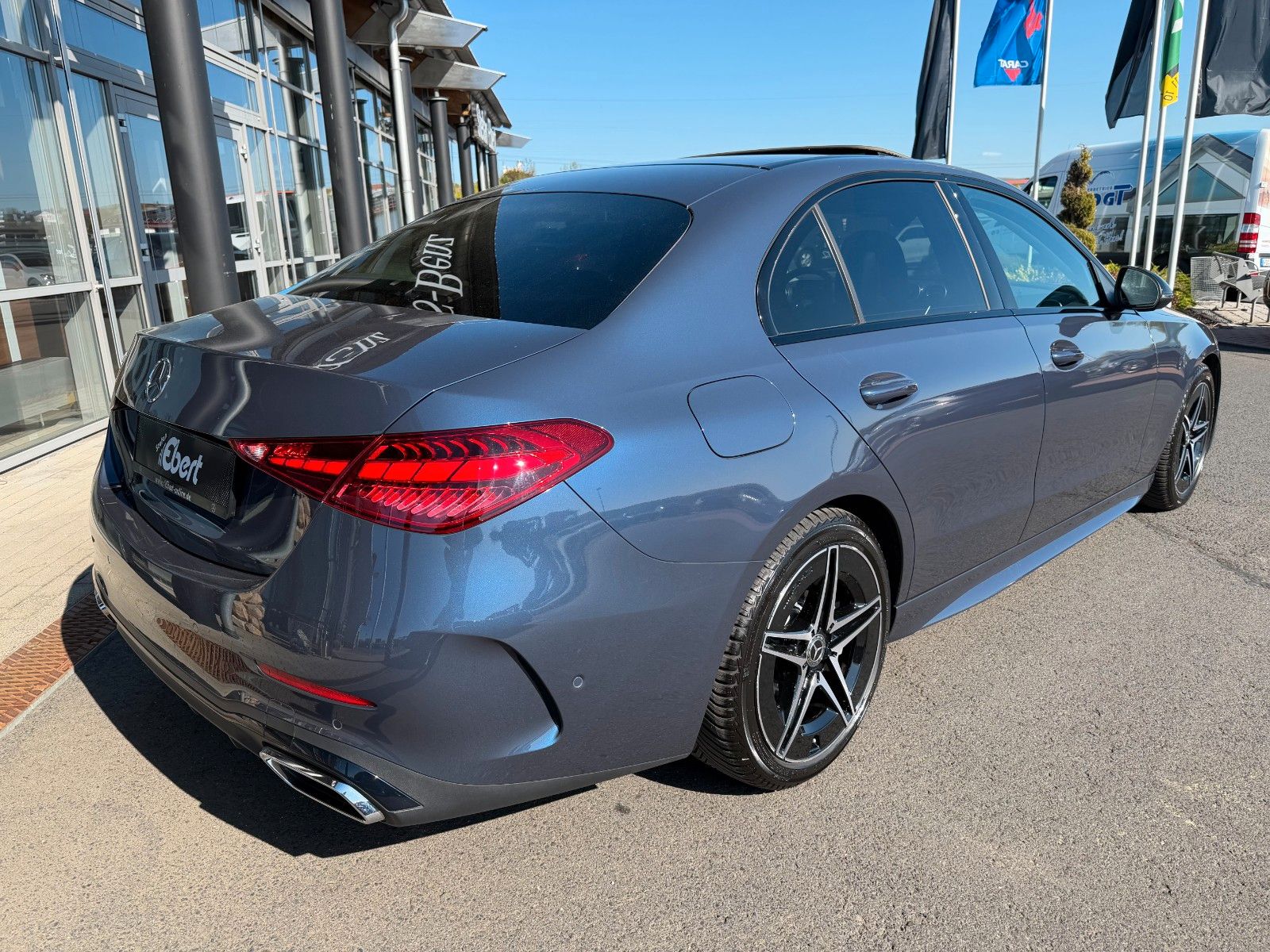 Fahrzeugabbildung Mercedes-Benz C 220d AMG+AHK+ESD+Night+TotW+RKamera